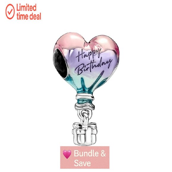 10 Silver Charms Set for Bracelets & Necklaces, Hypoallergenic Alloy Steel - Picture 3 of 8